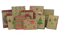 Foil Kraft Gift Boxes Christmas Value Pack