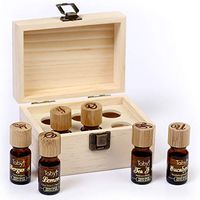 Essential Oils Set for Diffusers Organizer Storage Box Top 6 Oils