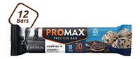 Promax Cookies 'n Cream, 20g High Protein, No Artificial Ingredients, Gluten Free, 12 Count
