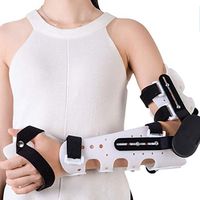 WANG Elbow Brace with Sling for Broken Elbow Stabilizer Splint Arm Injury Recovery Support Hinged ROM Immobilizer Brace,LeftArm