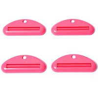 Oldhill Toothpaste Tube Squeezer - 4 Pack (Pink)