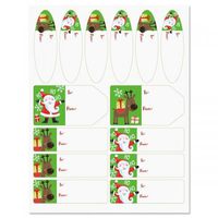 Santa's Christmas Helper Labels - Set of 42