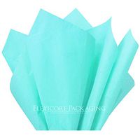 Flexicore Packaging® Tissue Paper Gift Wrap | Aqua | Size:15"x20" | 100 Sheets | Acid Free | Bulk | DIY Craft |