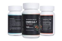 Sea Buckthorn Oil Blend Omega 7 Complete Supplement 100% Organic Vegan Capsule 120 Softgel Capsules