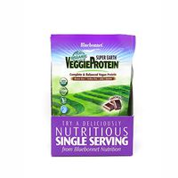Bluebonnet Nutrition Super Earth Organic VeggieProtein Powder Original, Chocolate Flavor, 1.09 oz. (8 Count)