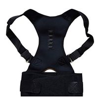 GCCLCF Unisex Magnetic Hunchback Posture Belt Adjustable Posture Correction Kyphosis Clavicle Brace Correct Shoulder Posture Support Strap