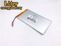 BIHUADE 3.7V 6000mAh 3282150 Polymer Lithium Li-ion Battery Rechargeable Lithium Polymer Li-Po Battery for MP4 GPS MP3 Bluetooth Stereo DIY Gift (3282150)