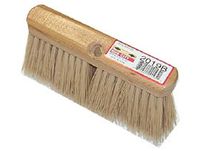 HUB City Industries 2019B 2" x 10" Bus Brush, Beige Feathered Poly Bristles, 4" Trim, Hardwood, Block