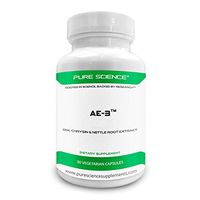 Pure Science AE-3 Chrysin with DIM & Stinging Nettle Root Extract and BioPerine – Natural Aromatase Inhibitor & Estrogen Blocker for Men – 30 Capsules