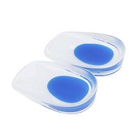 ULTNICE Silicone Gel Heel Pain Relief Cups Shoe Pads Insoles Inserts - 1 Pair