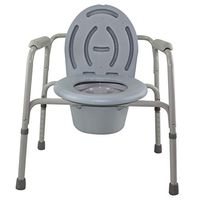 ZBYXZIGJ Folding Commode Chair and Toilet Surround Lightweight Sturdy Simple Bathroom Support for Elderly Seniors, Disabled, Handicapped, Grandparents