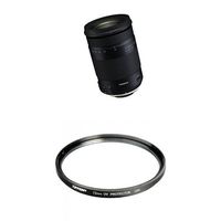 Tamron 18-400mm F/3.5-6.3 DI-II VC HLD All-In-One Zoom For Nikon APS-C Digital SLR Cameras and Tiffen 72mm UV Protection Filter