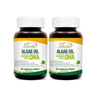 Lovita Algae DHA 200mg, 60 Vegetarian softgels (Pack of 2)