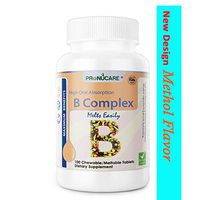 Vitamin B-Complex Chewable-Meltable Nice Refreshing Taste PRONUCARE Ultrafine Easy Oral Absorption high Density Lozenge Tablet 100CT