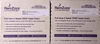 RemZzzs CPAP Mask Liners - 2-Pack - 60 Nights Supply (Fits The Following Full Face Masks: Fisher PAYKEL FLEXIFIT 431 - Fisher PAYKEL FLEXIFIT 432 - Fisher PAYKEL Forma - ZZZ-PROBASICS Full FACE)