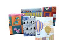 eVincE Informative Wrapping Papers with Assorted Designs with Lots of Information