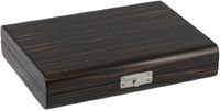 Visol Products VHUD79 Timber Ebony Wood Travel Cigar Humidor with Humidifier