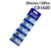 1620 CR1620 ECR1620 DL1620 280-208 5009LC 3V Button Coin Cell Battery 10Pcs