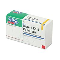 First Aid Only B5035 Instant Cold Compress, 5 Compress/Pack, 4-Inch x 5-Inch, 5/Pack