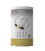 Whey Protein Powder - 16 oz - Grass-Fed - Vanilla - Gluten-Free with Probiotics and Amino Acids - Natural Digestive Enzymes, Vitamin D