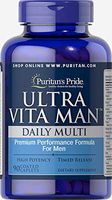 Puritan's Pride High Potency Ultra Vita Man Time Release, 90 Coated Caplets