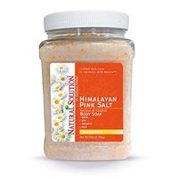 Natural Solution Pink Salt Body Soak With Chamomile,Natural Body Soak To Detoxify and Clean Body - 5 lbs