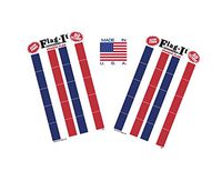 Made in The USA! 2 Packs of Flag-It France Flag Stickers, 100 French Sticker Decals