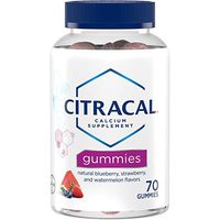 Citracal Calcium +D3 Gummies Assorted Flavors - 70 Ct., Pack of 2