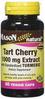 Mason Vitamins Tart Cherry Extract with Standardized Turmeric Softgels, 1000 mg, 60 Count