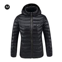 AITOCO USB Rechargeable Temperature Warm Winter Coat Heated Vest Electric Heated Jacket,for Outdoor Bicycling/Skiing/Motorcycle/Ice Fishing/Hiking for Men Women