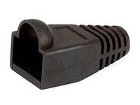 50 Piece RJ-45 Color Coded Strain Relief Boots Black