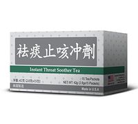 Instant Throat Soother Tea Helps for Promote Bronchial Health, Natural Balance, Healthy Respiratory System 15 Bags Made in USA