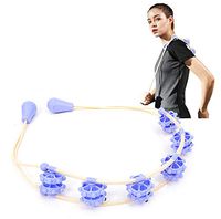 KIKIGOAL Hand Massager Roller Full Body Massage Rope Belt Neck Pull Back Massage for Stress Relief