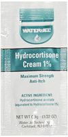 Waterjel 2691 1 Percent Hydrocortisone Anti-Itch Cream Pack, 0.9 gm (Box of 144)