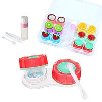 Contact Lens Case, Cute Contact Lens Case with Colorful Fruit, Portable Contact Lens Travel Kit (6 Pack with kits)