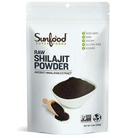 Sunfood Superfoods Raw Shilajit Powder 100% Pure 3.5 oz Bag
