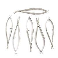 LAJA IMPORTS Set of 6 CASTROVIEJO Micro Scissors Ophthalmic Eye Instrument German Grade Stainless