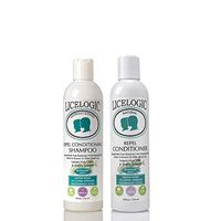 LiceLogic Lice Prevention Shampoo and Conditioner Set | Non Toxic Formula Safe for Daily Use | Repels Super Lice, Eggs and Nits Naturally with No Harsh Chemicals | 8 oz Mint