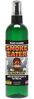 Smoke Eater - Breaks Down Smoke Odor at The Molecular Level - Eliminates Cigarette, Cigar or Pot Smoke On Clothes, in Cars, Boats, Homes, and Office - 4 oz Travel Spray Bottle (Black Glacier)