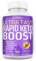 Ultra Fast Keto Boost Pills - Rapid Keto Boost - 60 Count - 800mg - Advanced BHB Exogenous Ketones Ketosis Ketogenic Supplement for Men Women
