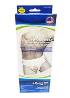 Sportaid, Hernia Truss Double Adjustable & Removable, White, 41 46 Inches for Men, Large - 1 ea