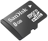 SanDisk 8GB microSD Memory Card for RIM BlackBerry 8350i Curve, Storm 9530, Pearl Flip 8220, 9000 Bold, 8330 Curve, 8130 Pearl Smartphone