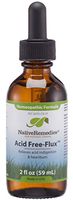 Native Remedies Acid Free-Flux - Natural Homeopathic Remedy Temporarily Relieves Heartburn, Indigestion and Discomfort After Eating - 59 mL