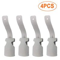 KOSIMI Lazy Shoes Helper for Easy to Wear Shoes, Portable Shoe Lifting Helper for Men, Women and Kids, Travel Shoehorn Shoe Helper - Perfect for Everyday Use (4pcs, Gray)