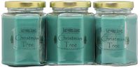 3 Pack - Christmas Tree Scented Blended Soy Candle | Real Christmas Tree Fragrance | Hand Poured in The USA by Just Makes Scents