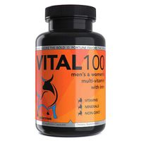 Dioxyme Vital100 - Daily Multivitamin and Mineral Complex with Iron (60 Vegetable Capsules)