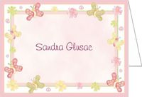 Butterflies Baby Thank You Cards - Set of 20