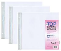 3-PACK - MBI by MCS 12-Inch by 12-Inch Scrapbook Expansion Pages, 6 sheet Count, 12 pages
