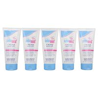 Sebamed Baby Cream Extra Soft Ultra Mild Moisturizer for Delicate Skin with Panthenol (200mL) Pack of 5