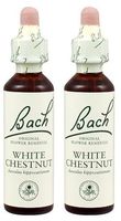 (2 Pack) - Bach Original Flower Remedies - White Chestnut | 20ml | 2 Pack Bundle